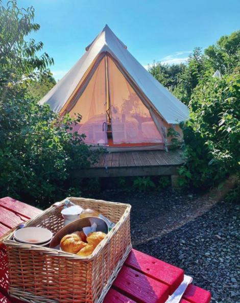 Отель The Holford Arms Chalets And Glamping Дидмартон Экстерьер фото